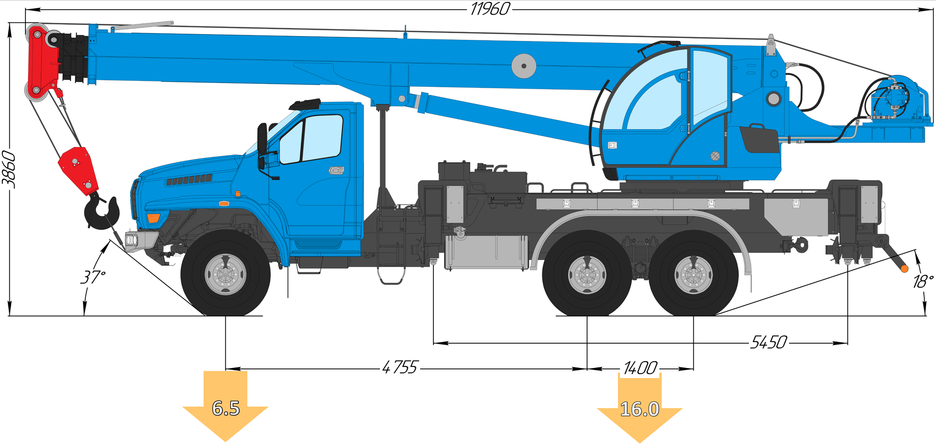 Автокран Камышин КС-55729-3K-31